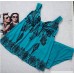GSHappyGo Women's Plus Size Two Piece Pin up Tankini Swimwear Bathing Suit Green B07CP1H13Z